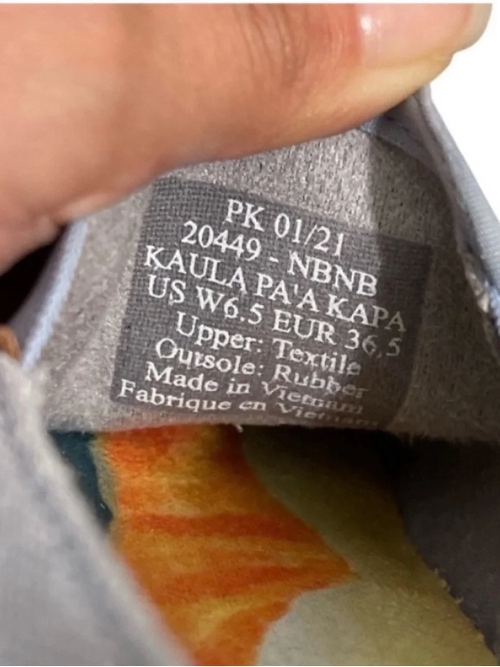 OLUKAI Kaula Pa'a Kapa Convertible Espadrille Shoes Blue Size 6.5W